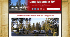 Desktop Screenshot of lonemountainrv.com